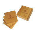 Bamboo Coaster Gift Set (Set of 4)